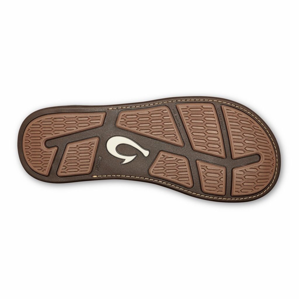 Sandalias Olukai Tuahine - Chanclas Hombre Cafes 20283-450